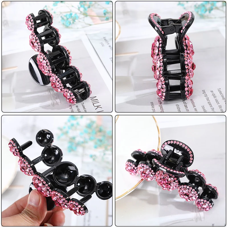 Rhinestone Crystal Hair Claw Clip - Image 43