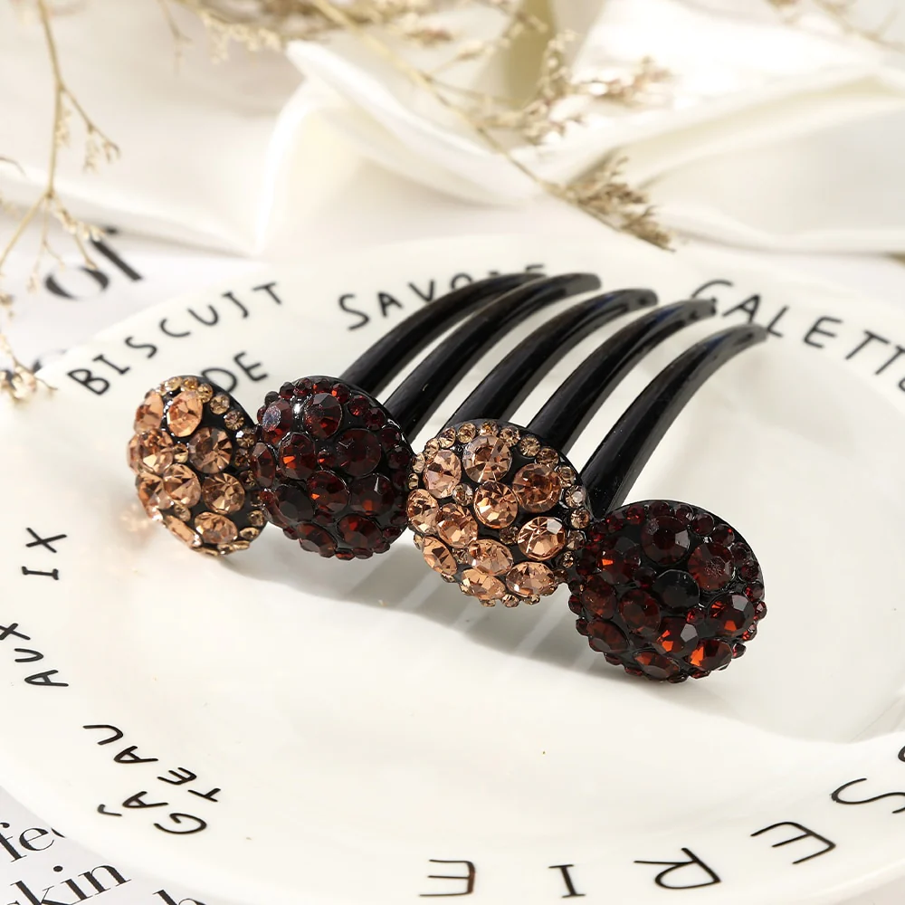 Rhinestone Flower Hair Comb - Image 23