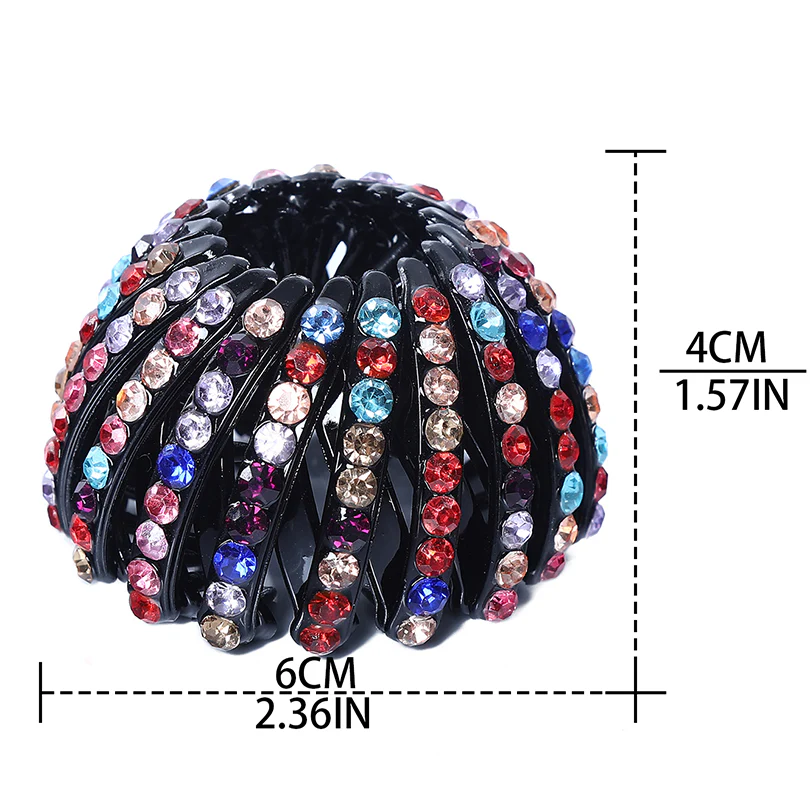 Rhinestone Hair Buckle Claw - Image 16