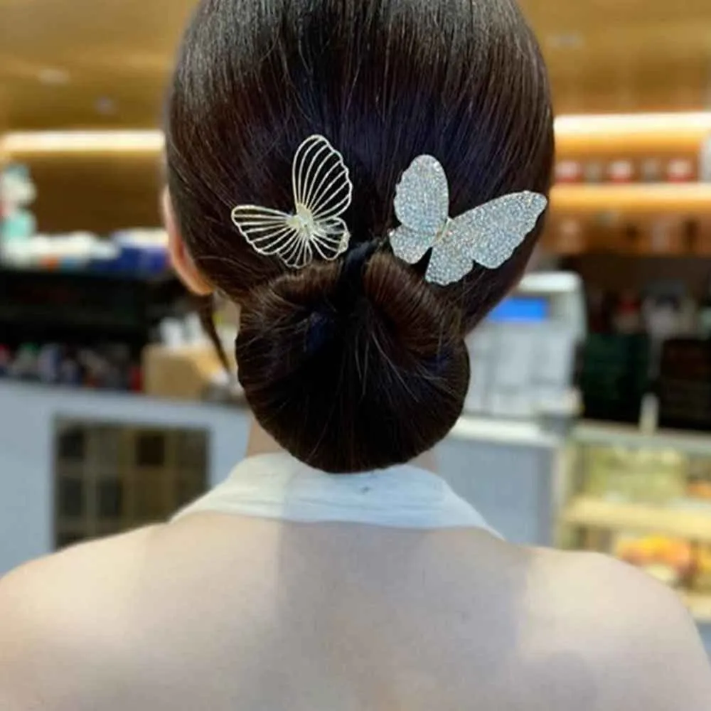 Rhinestone Hair Bun Clip - Image 12