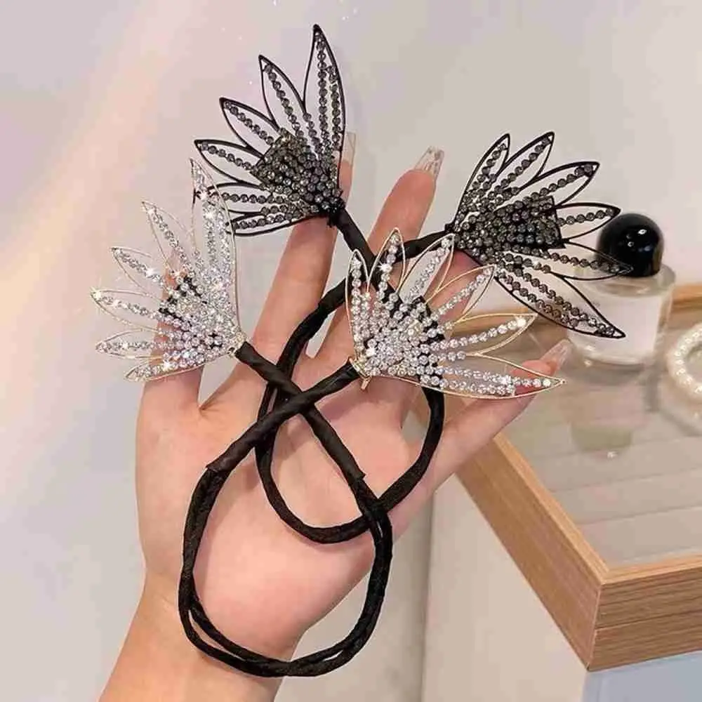 Rhinestone Hair Bun Clip - Image 3