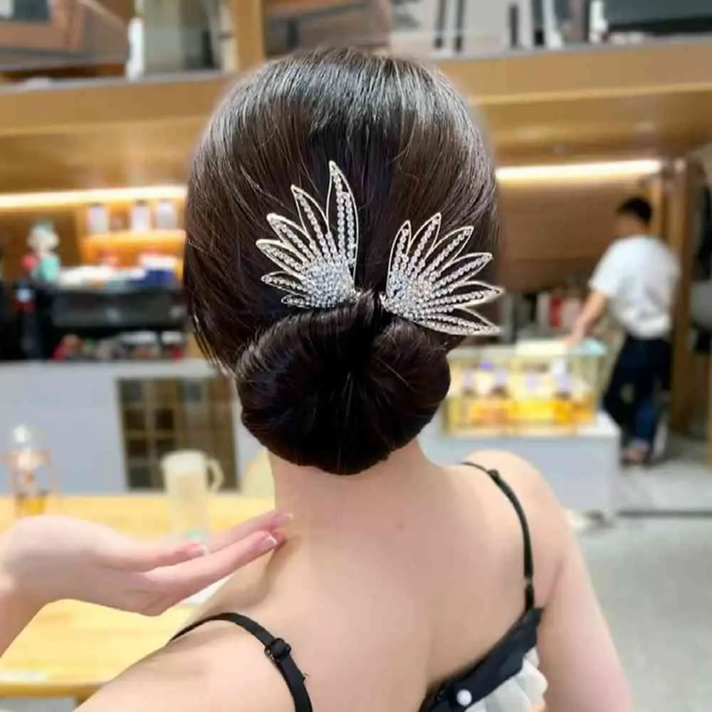 Rhinestone Hair Bun Clip - Image 9
