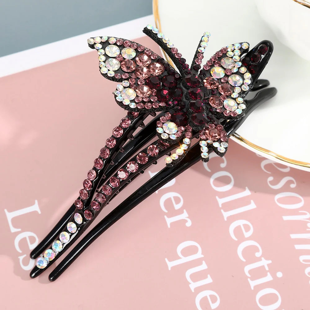 Rhinestone Hair Claw Clip - Image 2
