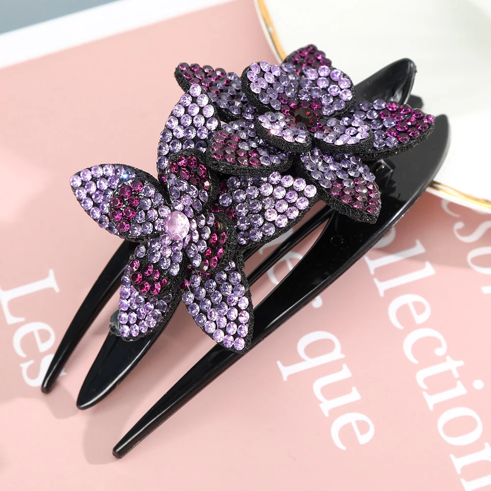 Rhinestone Hair Claw Clip - Image 35