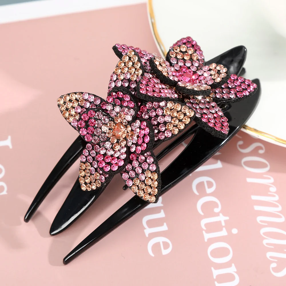 Rhinestone Hair Claw Clip - Image 42
