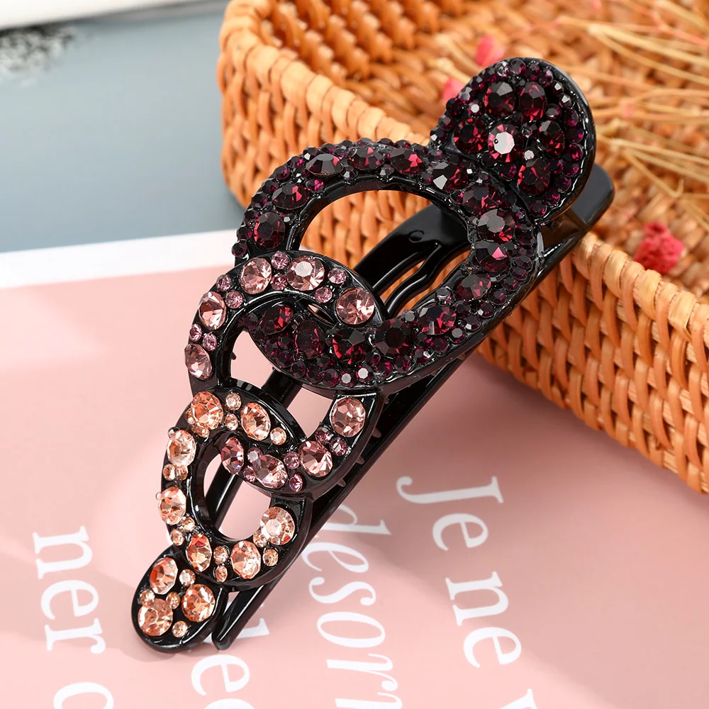 Rhinestone Hair Claw Clip - Image 47