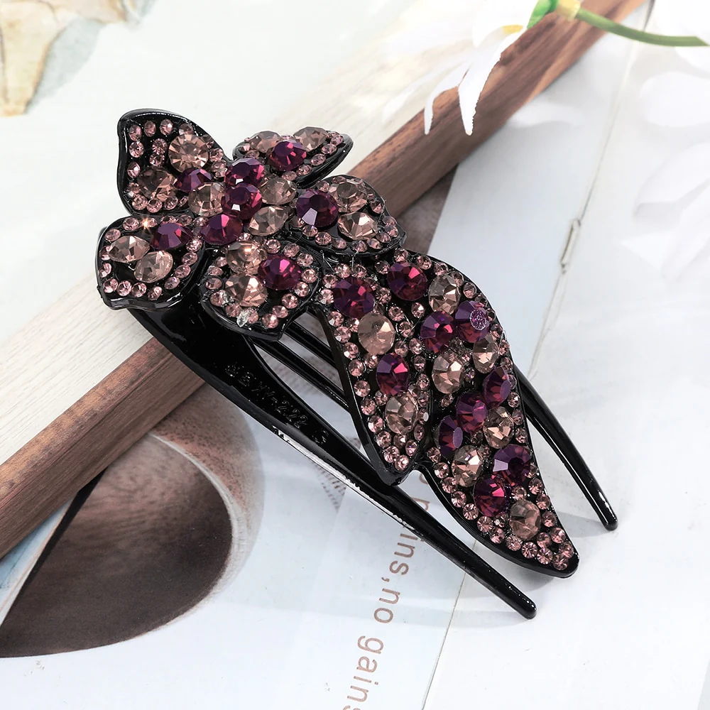 Rhinestone Hair Claw Clip - Image 5