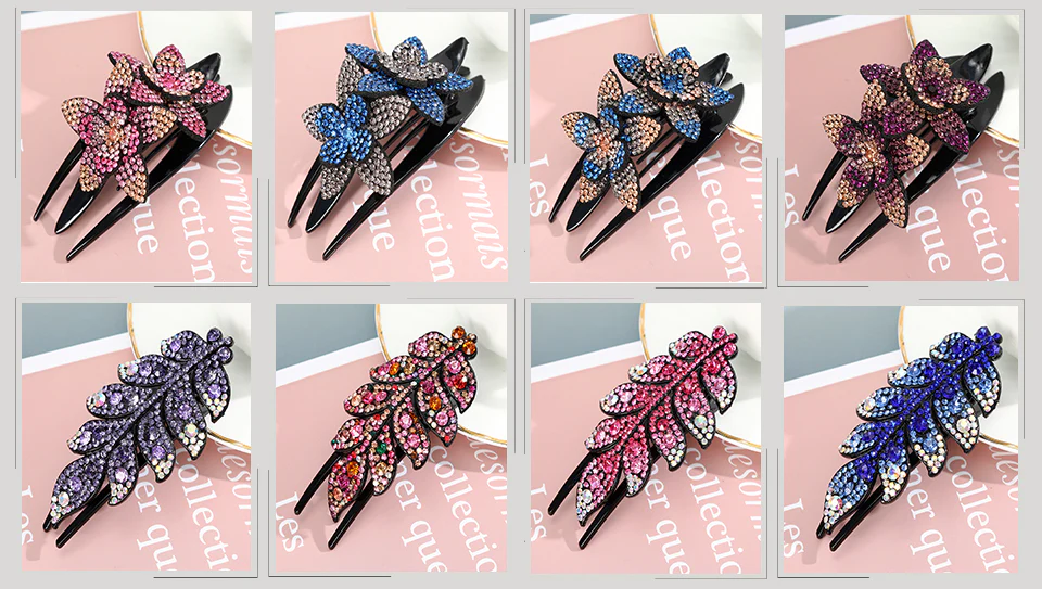 Rhinestone Hair Claw Clip - Image 64