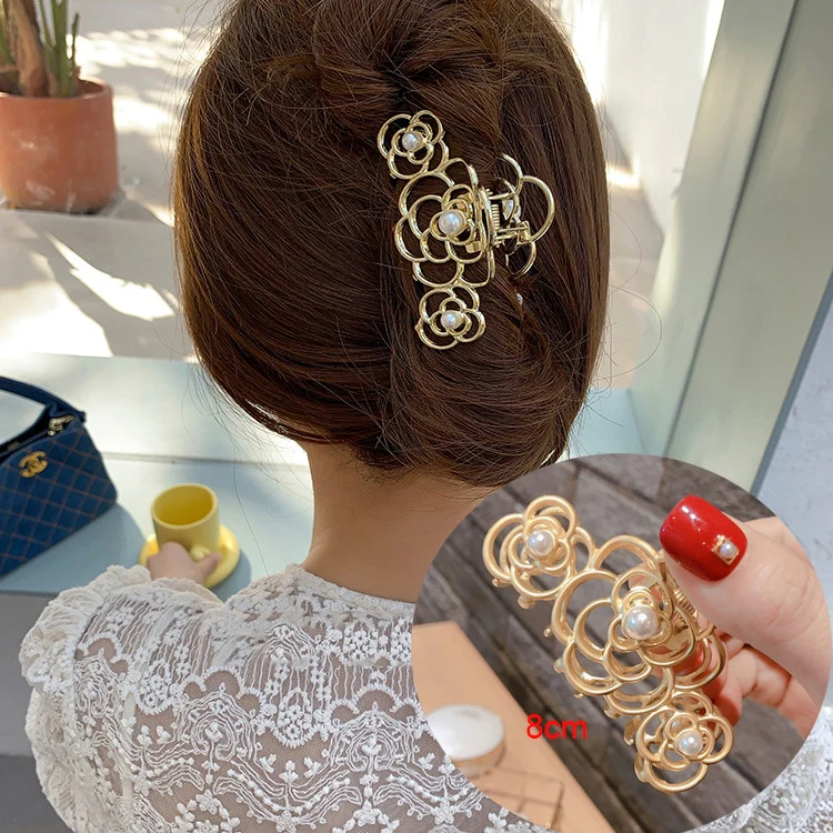 Rhinestone Metal Hair Claw - Image 10