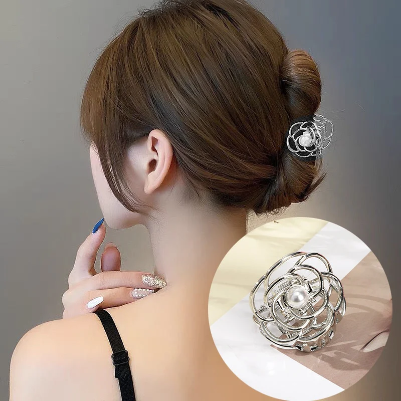 Rhinestone Metal Hair Claw - Image 15