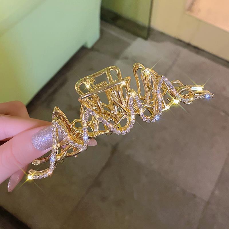Rhinestone Metal Hair Claw - Image 20