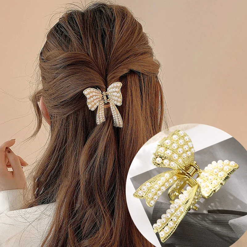 Rhinestone Metal Hair Claw - Image 21