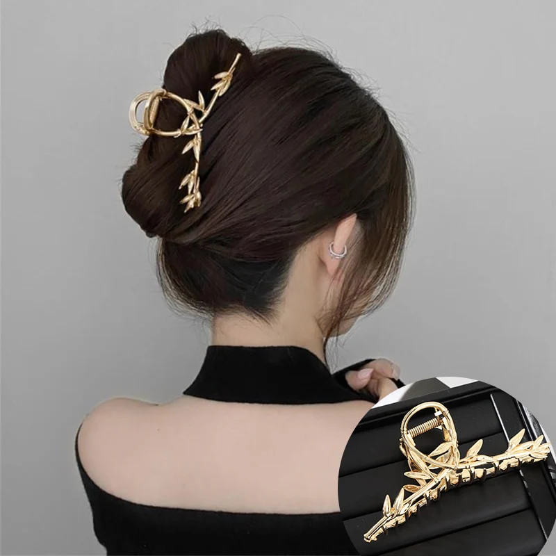 Rhinestone Metal Hair Claw - Image 29