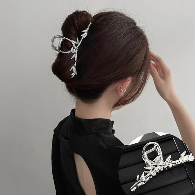 Rhinestone Metal Hair Claw - Image 34
