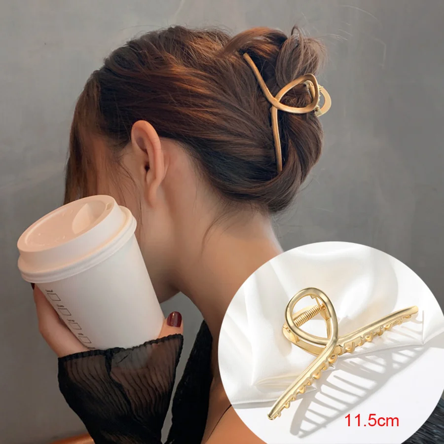 Rhinestone Metal Hair Claw - Image 38
