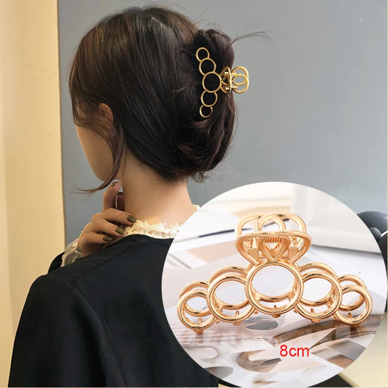 Rhinestone Metal Hair Claw - Image 4