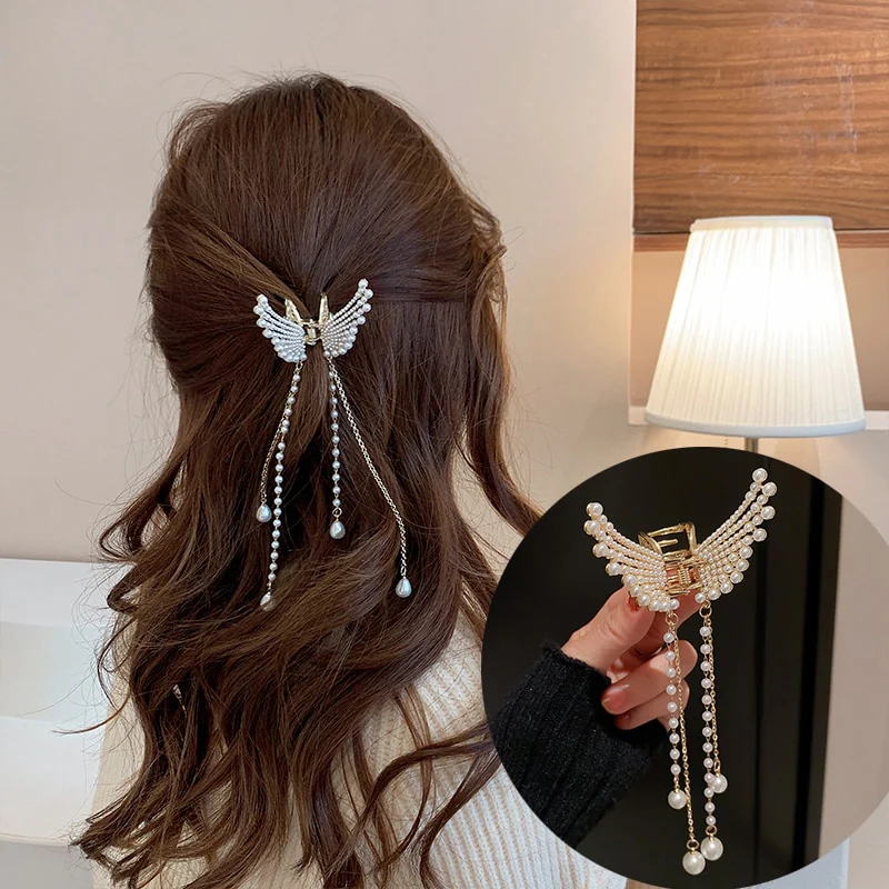 Rhinestone Metal Hair Claw - Image 41