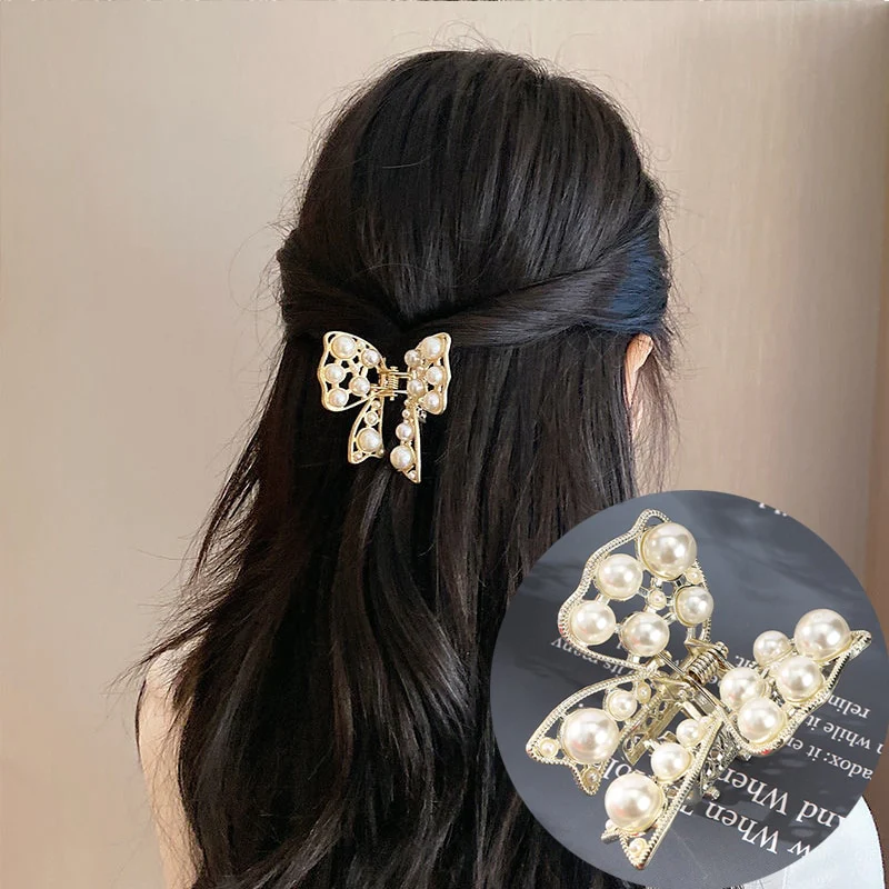 Rhinestone Metal Hair Claw - Image 45