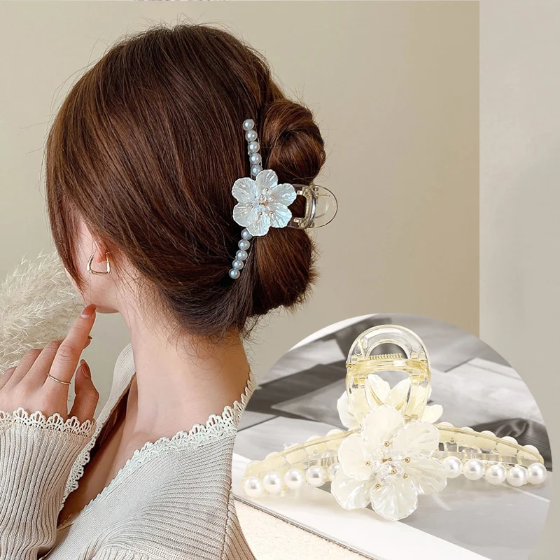 Rhinestone Metal Hair Claw - Image 47