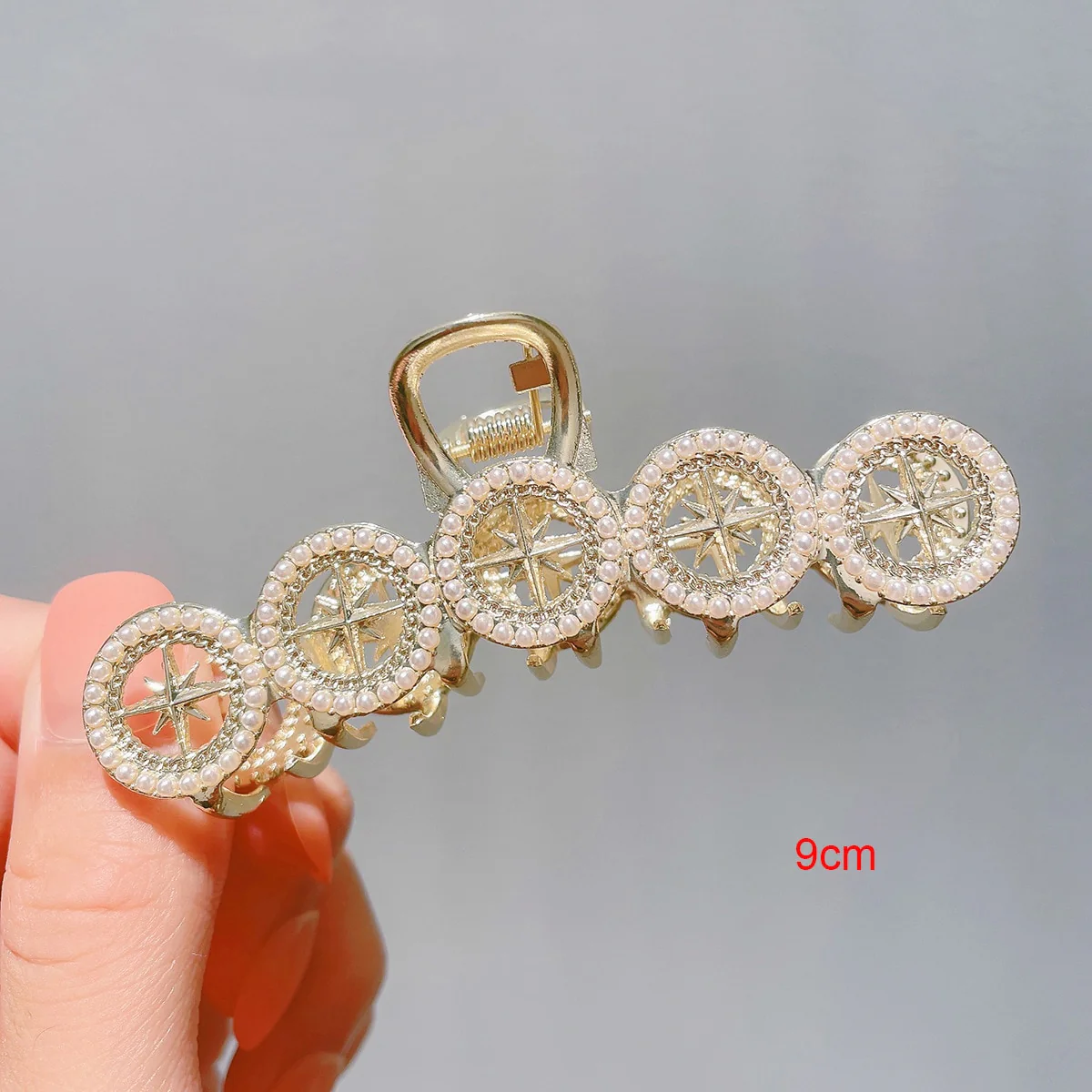 Rhinestone Metal Hair Claw - Image 49