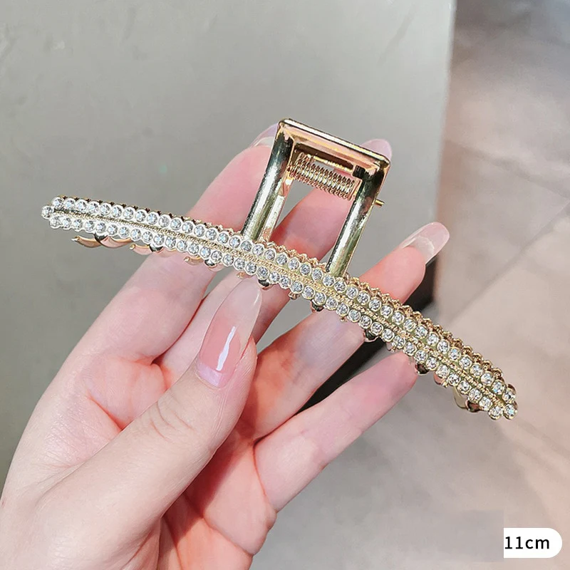 Rhinestone Metal Hair Claw - Image 50