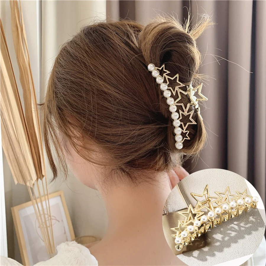 Rhinestone Metal Hair Claw - Image 52