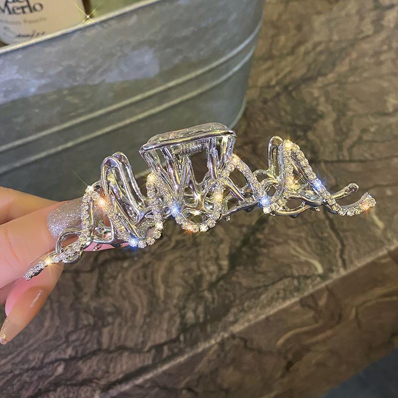 Rhinestone Metal Hair Claw - Image 65