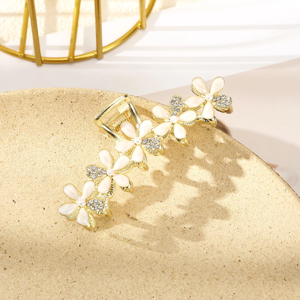 Rhinestone Metal Hair Claw - Image 9