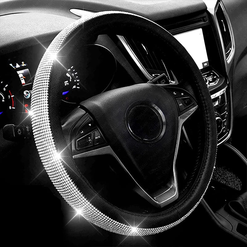 Rhinestones Steering Wheel Cover - Image 7
