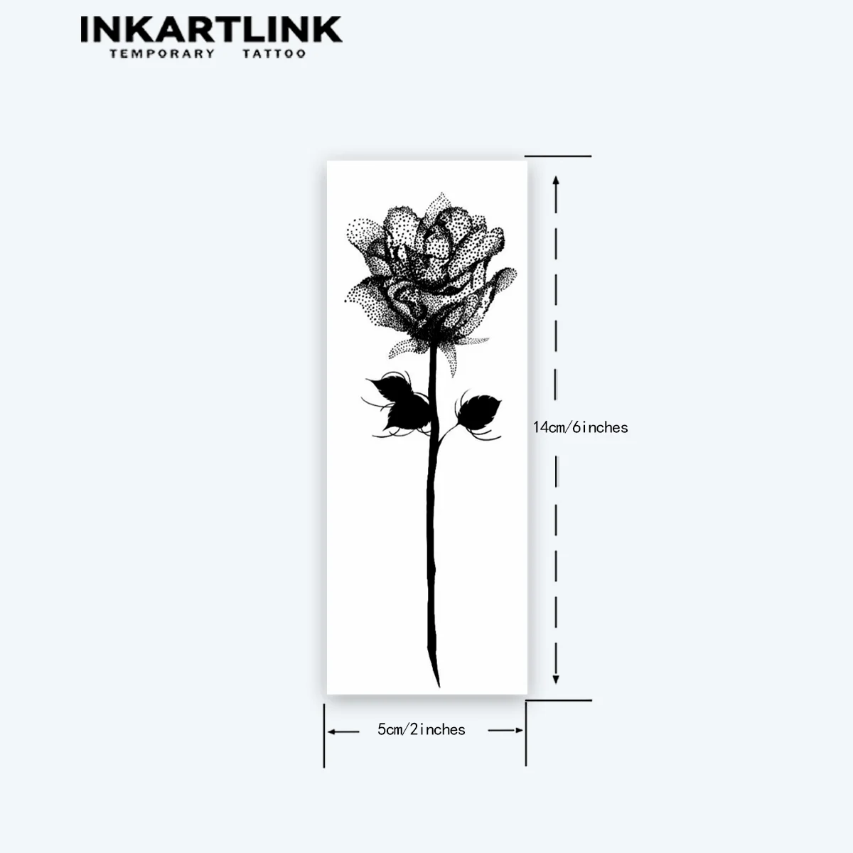 Rose Temporary Tattoo Sticker - Image 7