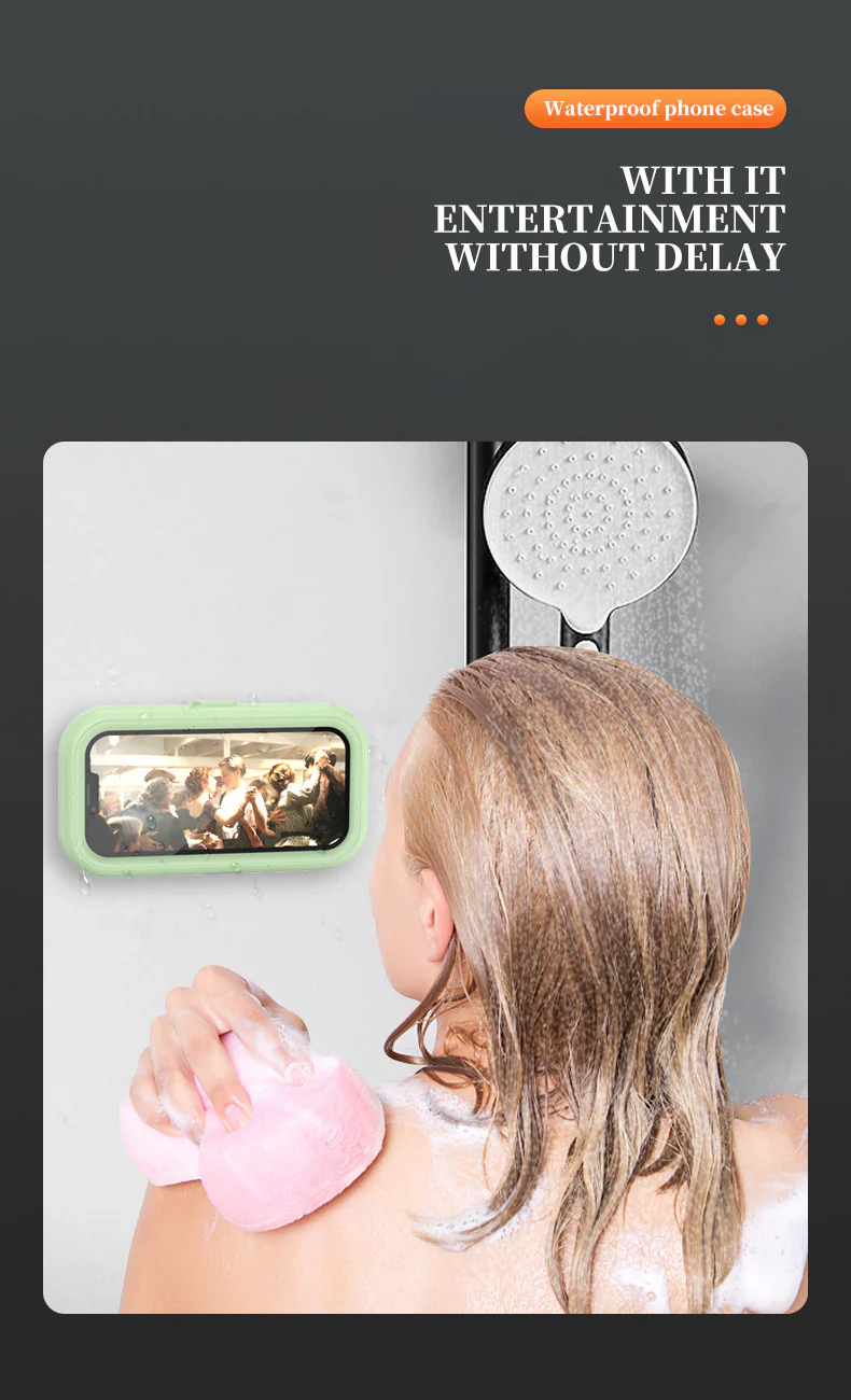 Rotatable Waterproof Shower Phone Holder - Image 19