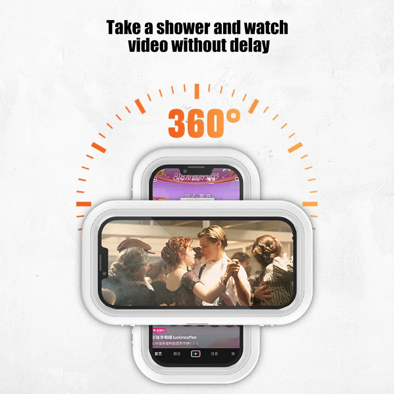 Rotatable Waterproof Shower Phone Holder - Image 2