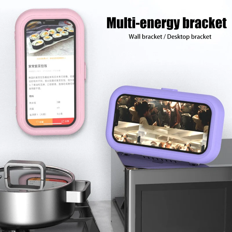 Rotatable Waterproof Shower Phone Holder - Image 4