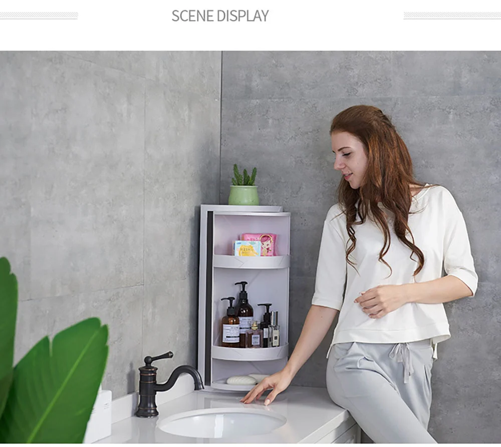 Rotating Kitchen Bathroom Storage Box - Image 14