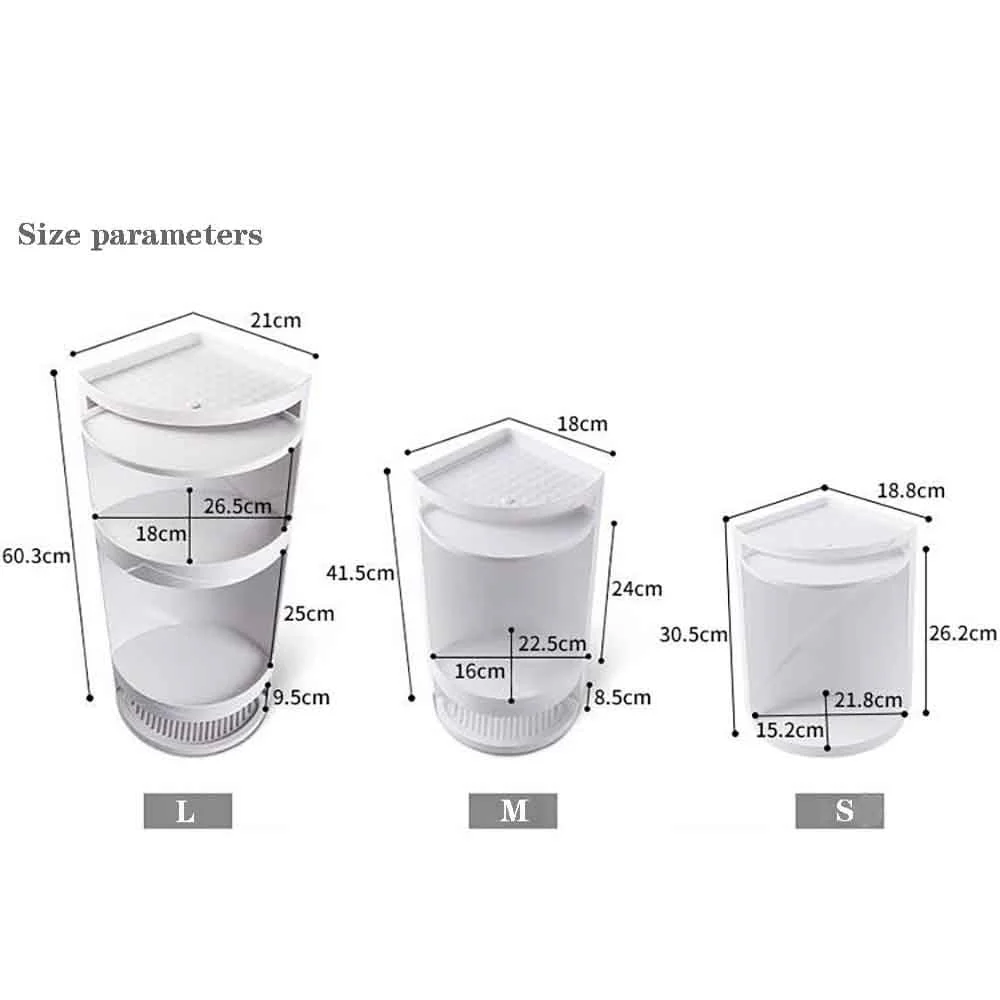 Rotating Kitchen Bathroom Storage Box - Image 5