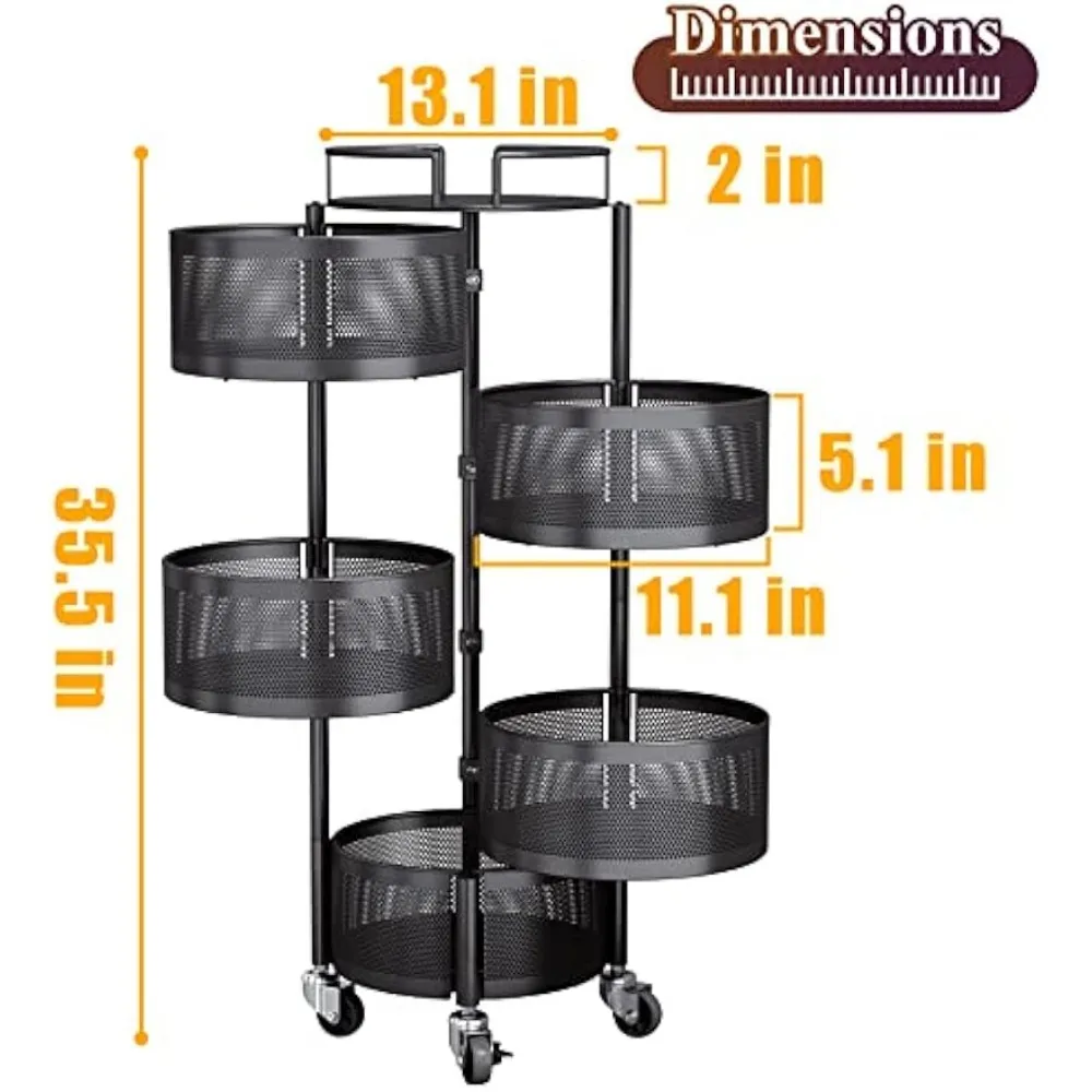 Rotating Storage Rack Trolley - Image 4