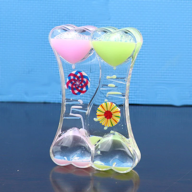 Rotating Wheel Water Drop Hourglass - Image 6