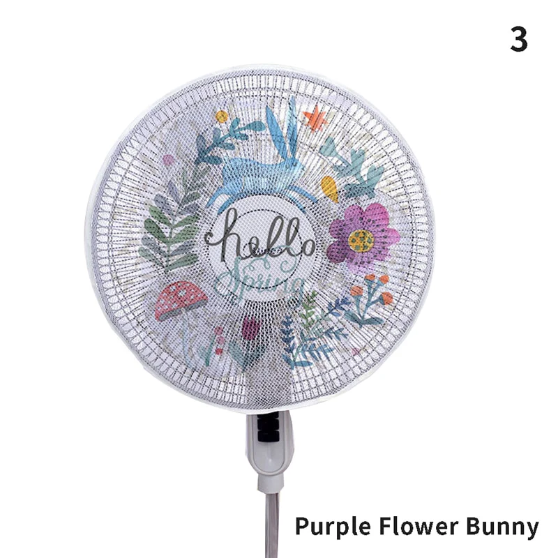Round Dustproof Electric Fan Cover - Image 16
