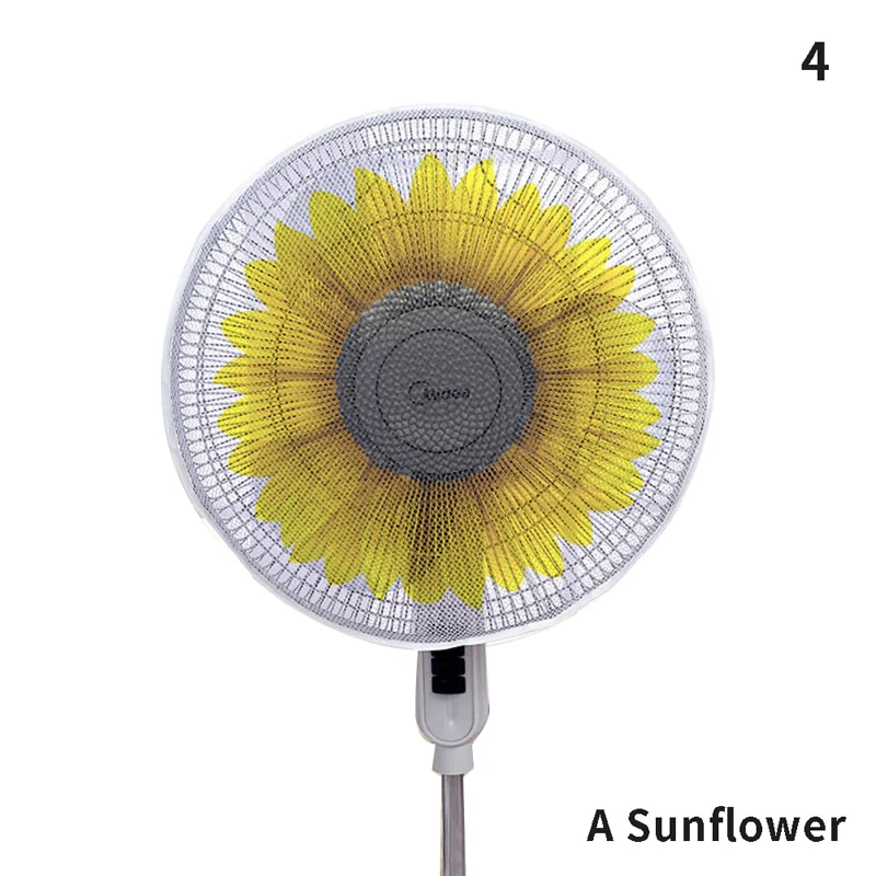 Round Dustproof Electric Fan Cover - Image 17