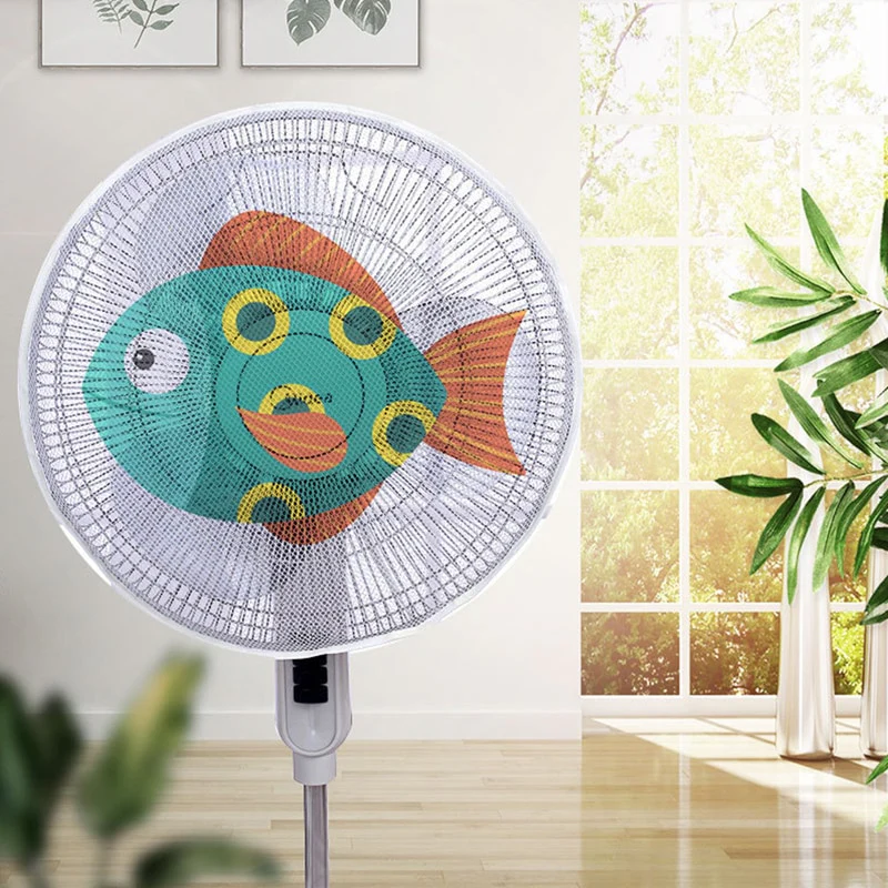 Round Dustproof Electric Fan Cover - Image 23