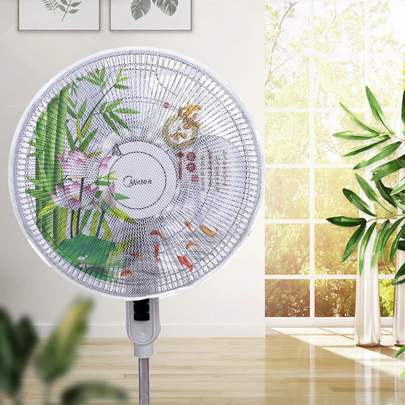 Round Dustproof Electric Fan Cover - Image 26