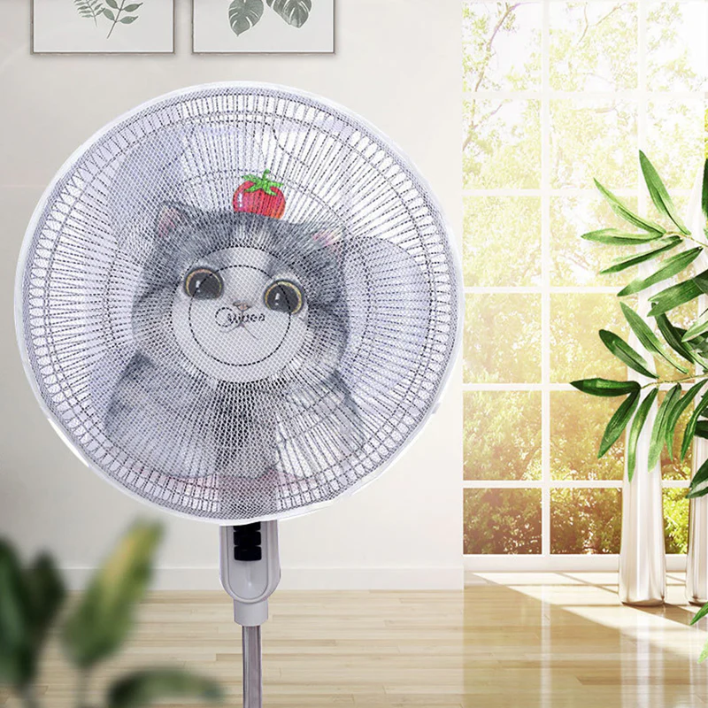 Round Dustproof Electric Fan Cover - Image 27