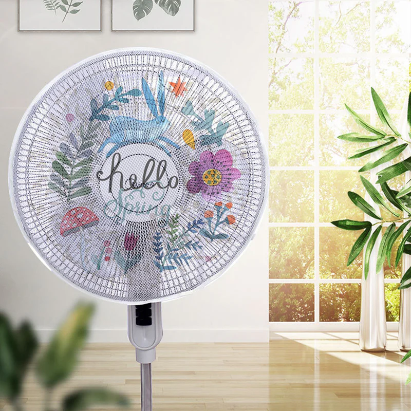 Round Dustproof Electric Fan Cover - Image 28