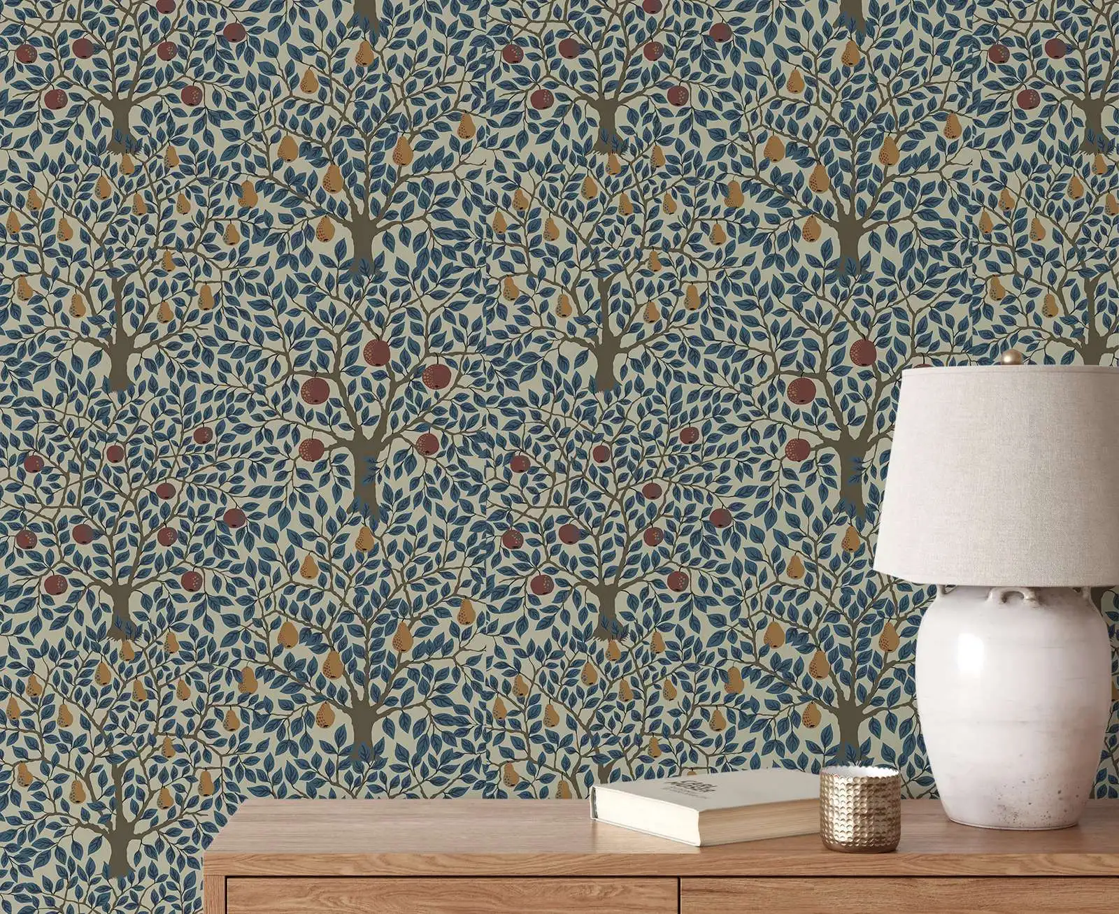 Scandinavian Fruit Tree Wallpaper - Image 3