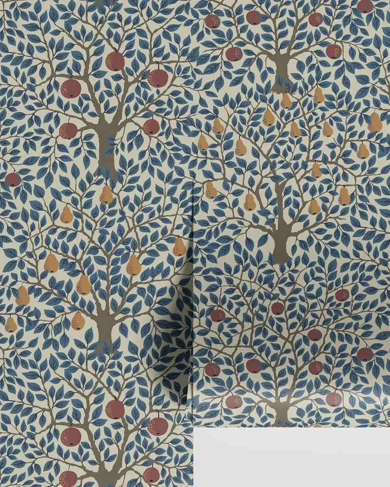 Scandinavian Fruit Tree Wallpaper - Image 4