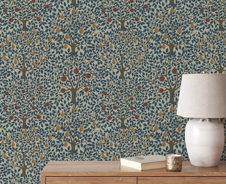 Scandinavian Fruit Tree Wallpaper - Image 5