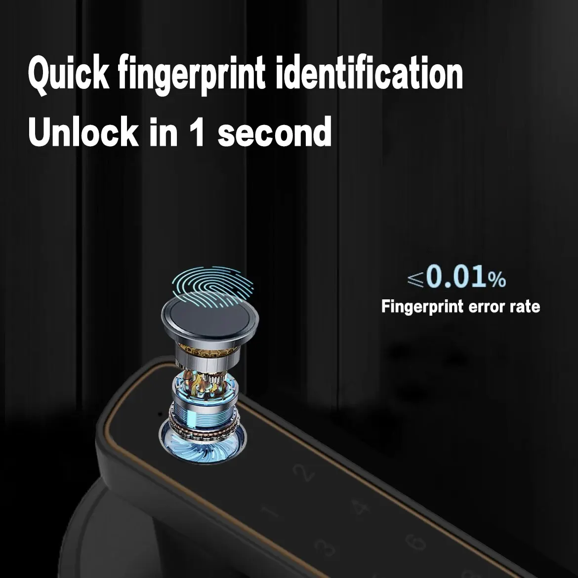 SecureTouch Bluetooth Fingerprint Door Lock - Image 6