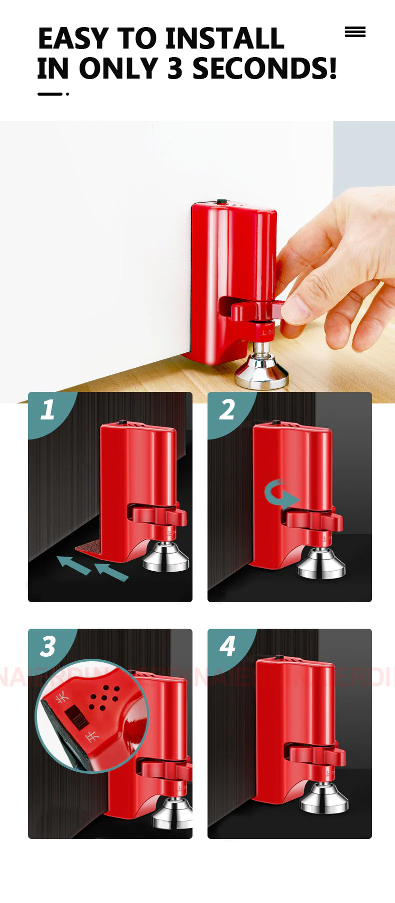 Security Door Stopper - Image 19
