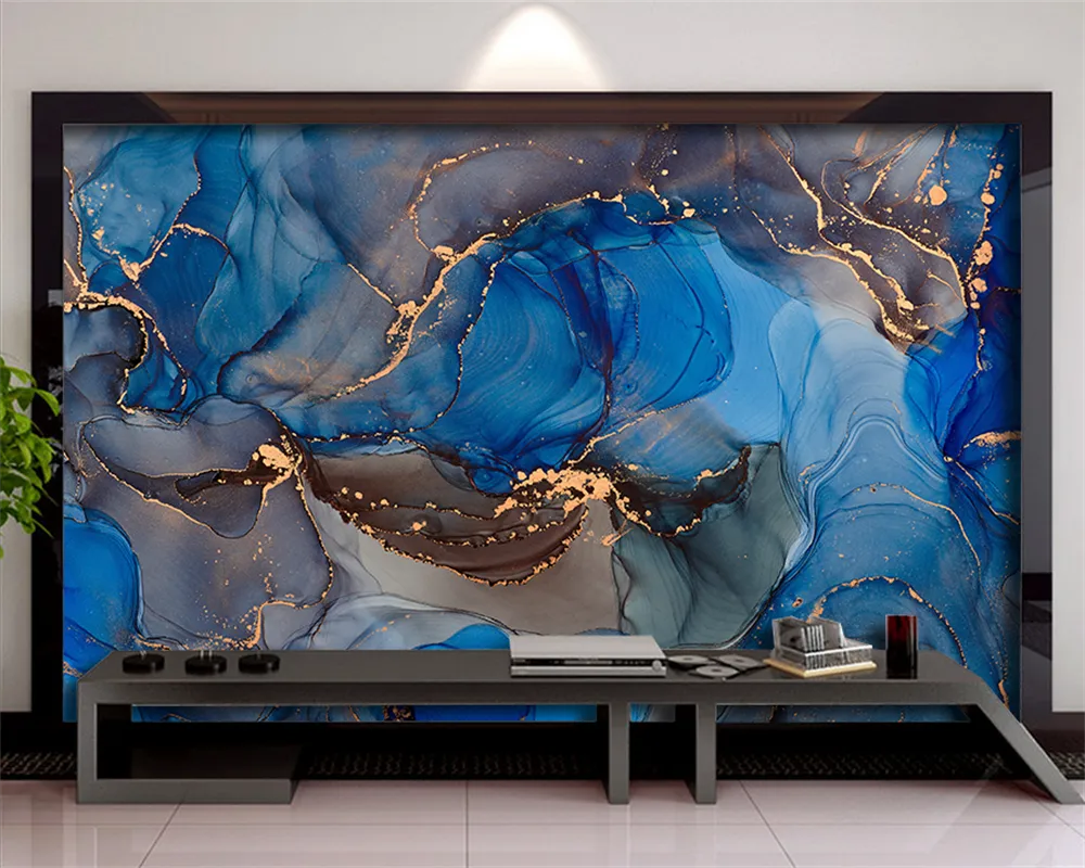 Self-Adhesive Canvas 3D Marble Wall Paper - Image 2