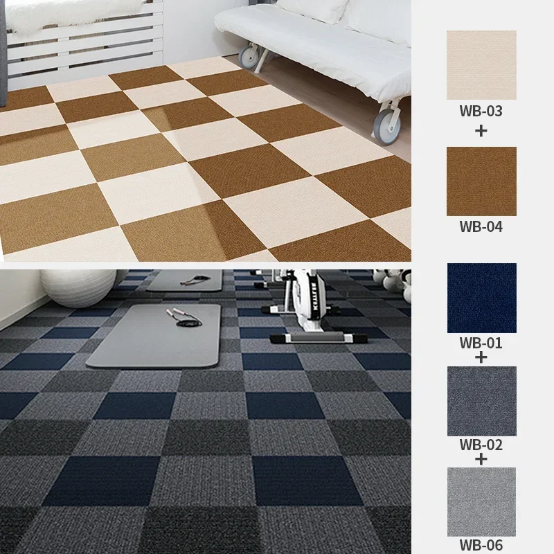 Self Adhesive Carpet Floor Tiles Sticker - Image 5
